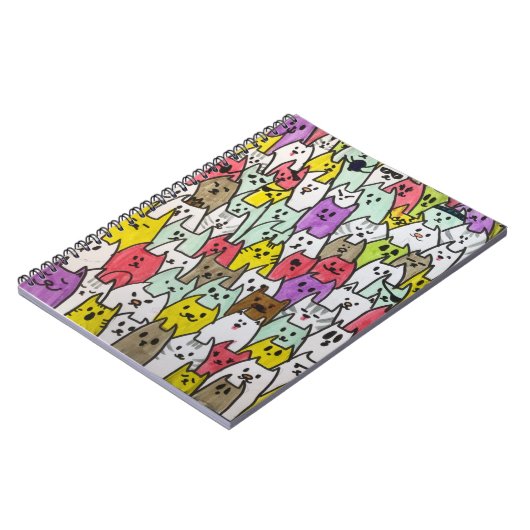 Carnet Kitten coloré (Côté gauche)