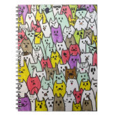 Carnet Kitten coloré (Devant)