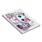 Carnet Kitten Cuteness Overload : Chat et chien aux yeux  (Côté Droit)