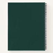 Carnet Kitten jaune jouant avec balle en laine verte (Dos)