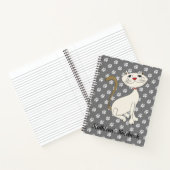 Carnet Kitty Cat Love Notes | Texte de Personnaliser | Bl (Intérieur)