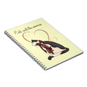 Carnet Kitty Chat avec Coeur Photo (Côté Droit)
