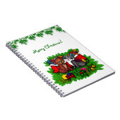 Carnet Kitty et chiot, Happy XMas (Côté Droit)