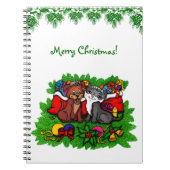 Carnet Kitty et chiot, Happy XMas (Devant)