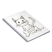 Carnet Kitty Peint (Côté Droit)
