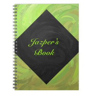 Carnet Kiwi Bash Vert et Noir Monogram