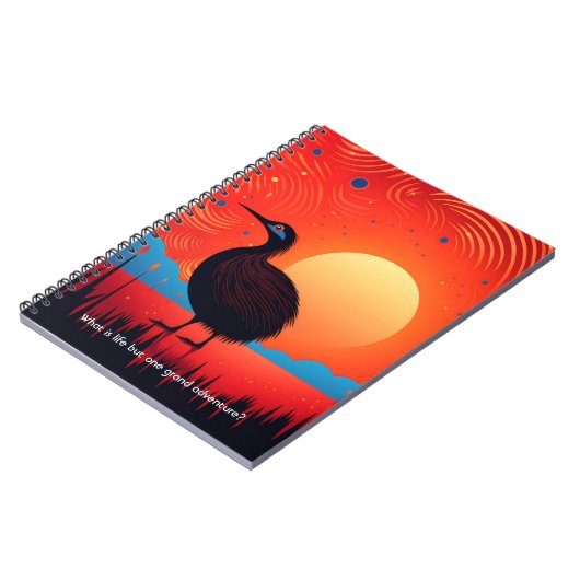 Carnet Kiwi Bird à Twilight (Côté gauche)