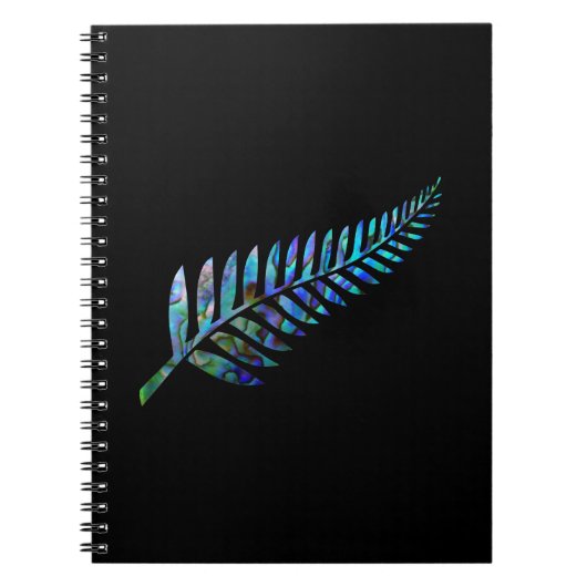 CARNET KIWI NEW ZEALAND FERN PAUA (Devant)