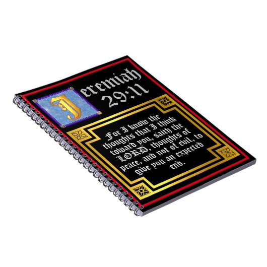 Carnet KJV Ancien Testament Jérémie 29:11 Citation bibliq (Côté Droit)