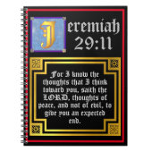 Carnet KJV Ancien Testament Jérémie 29:11 Citation bibliq (Devant)