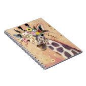 Carnet Klimt Giraffe | Orné De Fleurs (Côté Droit)