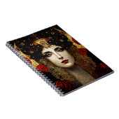 Carnet Klimt Inspirée Déesse Reine (Côté Droit)