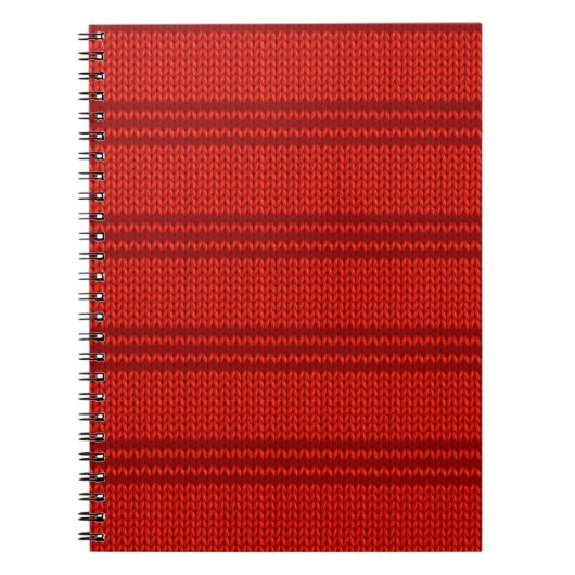 Carnet Knit rouge (Devant)