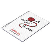 Carnet Knit Rouge Rapide, Mourir Chaud (Côté gauche)