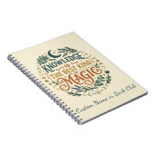 Carnet Knowledge is Magic Witchy Book Dark Academia (Côté Droit)