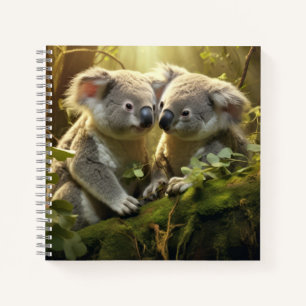 Carnet Koala Animal Wilderness Mur Art coloré