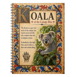 Carnet Koala, Art du Bestiaire Médiéval