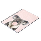 Carnet Koala Bear Blow Pink Buble gomme (Côté gauche)