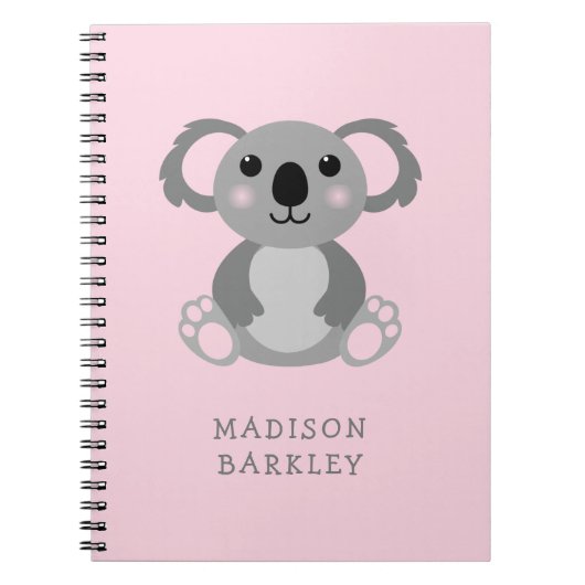 Carnet Koala Bear Kid's Cute (Devant)
