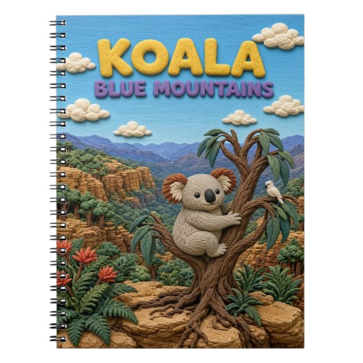 Carnet Koala Blue Mountains Moderne KlayKoo (Devant)