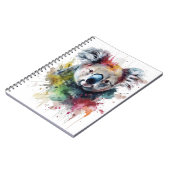 Carnet Koala Colorido : una ilustración vibrante (Côté gauche)