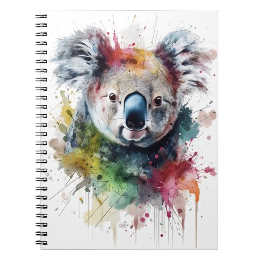 Carnet Koala Colorido : una ilustración vibrante (Devant)