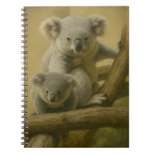 Carnet Koala Companions - Tender Wildlife Art Print
