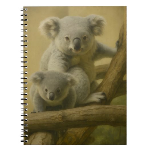 Carnet Koala Companions - Tender Wildlife Art Print (Devant)
