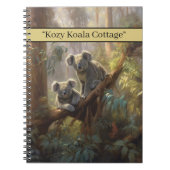 Carnet Koala Forest Dreams, coutume (Devant)