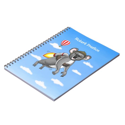 Carnet Koala Fusée (Côté gauche)