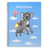 Carnet Koala Fusée (Devant)
