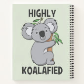 Carnet Koala hautement Koalafied (Dos)
