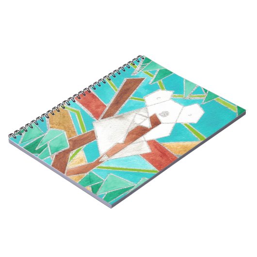 Carnet Koala in Tree Original Abstract Art (Côté gauche)