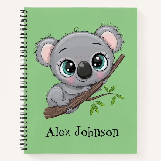 Carnet Koala personnalisé (Devant)