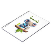 Carnet Koala sur bambou (Côté gauche)