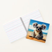 Carnet Koala sur une plage de sable (Intérieur)