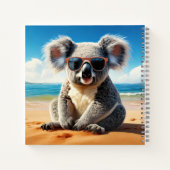 Carnet Koala sur une plage de sable (Dos)