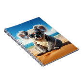 Carnet Koala sur une plage de sable (Côté Droit)