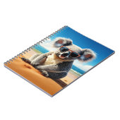 Carnet Koala sur une plage de sable (Côté gauche)