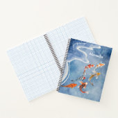 Carnet Koi Fish personalized Spiral Notebook (Intérieur)