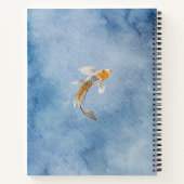 Carnet Koi Fish personalized Spiral Notebook (Dos)