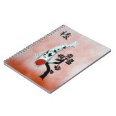 Carnet Koi Tancho Chinois Jade prospérité (Côté gauche)
