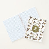 Carnet Kookaburra Australian Eucalyptus Monogramme riant (Intérieur)