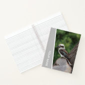 Carnet Kookaburra Australie Rire Oiseau, Argent (Intérieur)