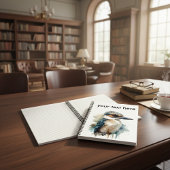 Carnet Kookaburra sur une branche, coutume