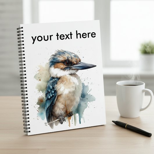 Carnet Kookaburra sur une branche, coutume