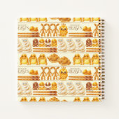 Carnet Kowalski Bakery Rows of Traitements Motif (Dos)