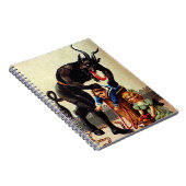 Carnet Krampus Enfants en panier Noël Noël Noël Noël Noël (Côté Droit)