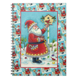 CARNET KRIS KRINGLE ALIMENTER LES OISEAUX REDBIRÉS, NOËL