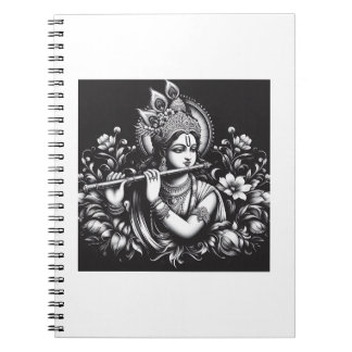 Carnet Krishna Noir et Blanc